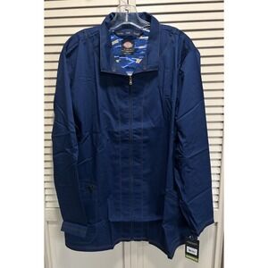 Dickies Essence Zip Up Scrub Jacket NWT Womens Size 2XL Soft Cool Stretch